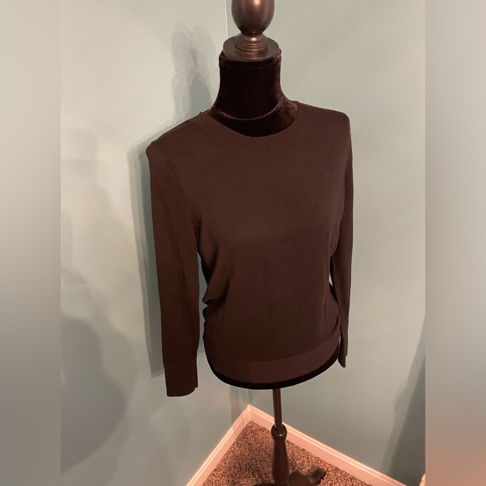 Black Banana Republic Crewneck Sweater Size Petite L